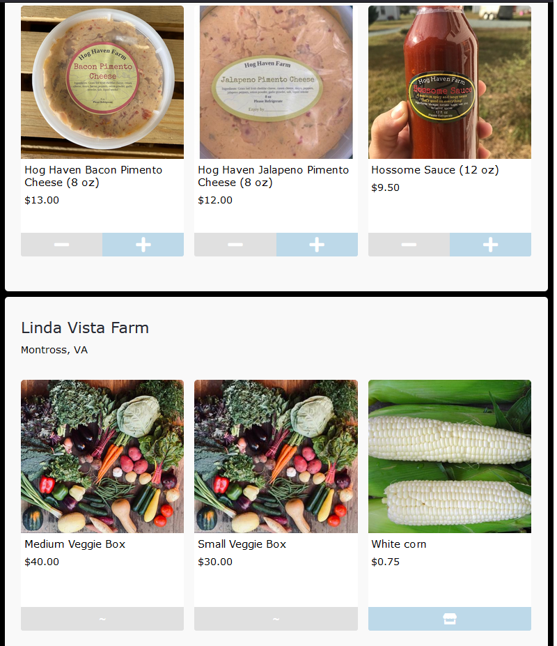 Cherrydale Farmers Market Online Orders